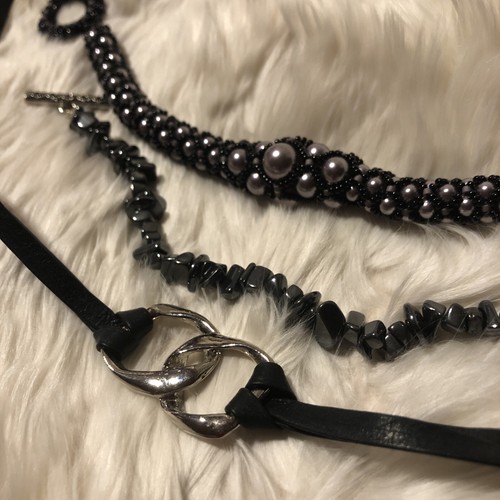 Jewelry Lot Of 3 Pieces Leila Necklace 