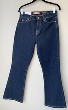 Seven For All Mankind Womens 29 Jeans B(Air) High Waist Slim Kick Dark Wash