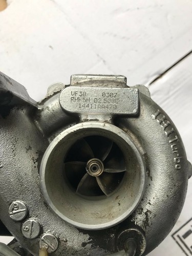 SURBARU LEGACY TWIN SCROLL TURBO CHARGER VF38 RHF5H 14411AA470 NON UK ITEM JDM - Foto 10 di 12