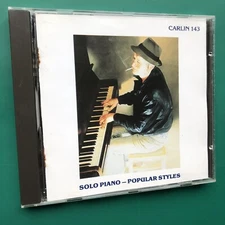 Terry Day SOLO PIANO POPULAR STYLES Movie FX Pop Soundtrack Library CD Carlin NM