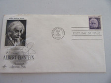 Albert Einstein 8c Stamp Fdc Sc#1775 ArtCraft Cachet Cover-1966 Issue Auction #3