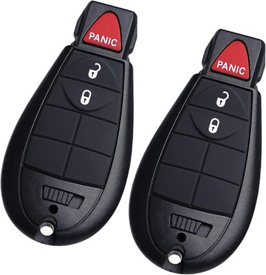 Dodge Ram Key Fob Remote Replacement Compatible FCC ID GQ4 53T 3 Button Keyle...