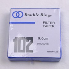FILTER PAPER 9 cm 100 DISCS QUALITATIVE MEDIUM 102
