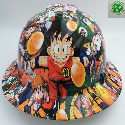 Casco Personalizado Casco Dragon Ball Z FULL BRIM Hard Hat Custom