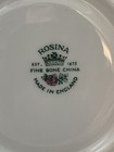 V004 Rosina Bone China Gold Trim Poinsettia Flower Pattern Teacup & Saucer — photo 5