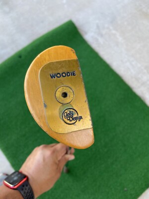 Golf Design Putter Woodie Executive Series. All Wood and Brass