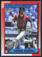 2025 Topps Chrome Corbin Carroll #90CU-12 Raw Ungraded Baseball Card