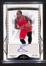 2023 Leaf Trinity Gold Foil AUTO Demar Derozan /35