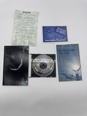 An Elder Scrolls Legend Battlespire PC CD-ROM 1997 Bethesda w/ Manual Inserts