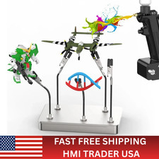 4pcs Magnetic Third Hand Soldering Tool Flexible PCB Holder Set with Box - NEW