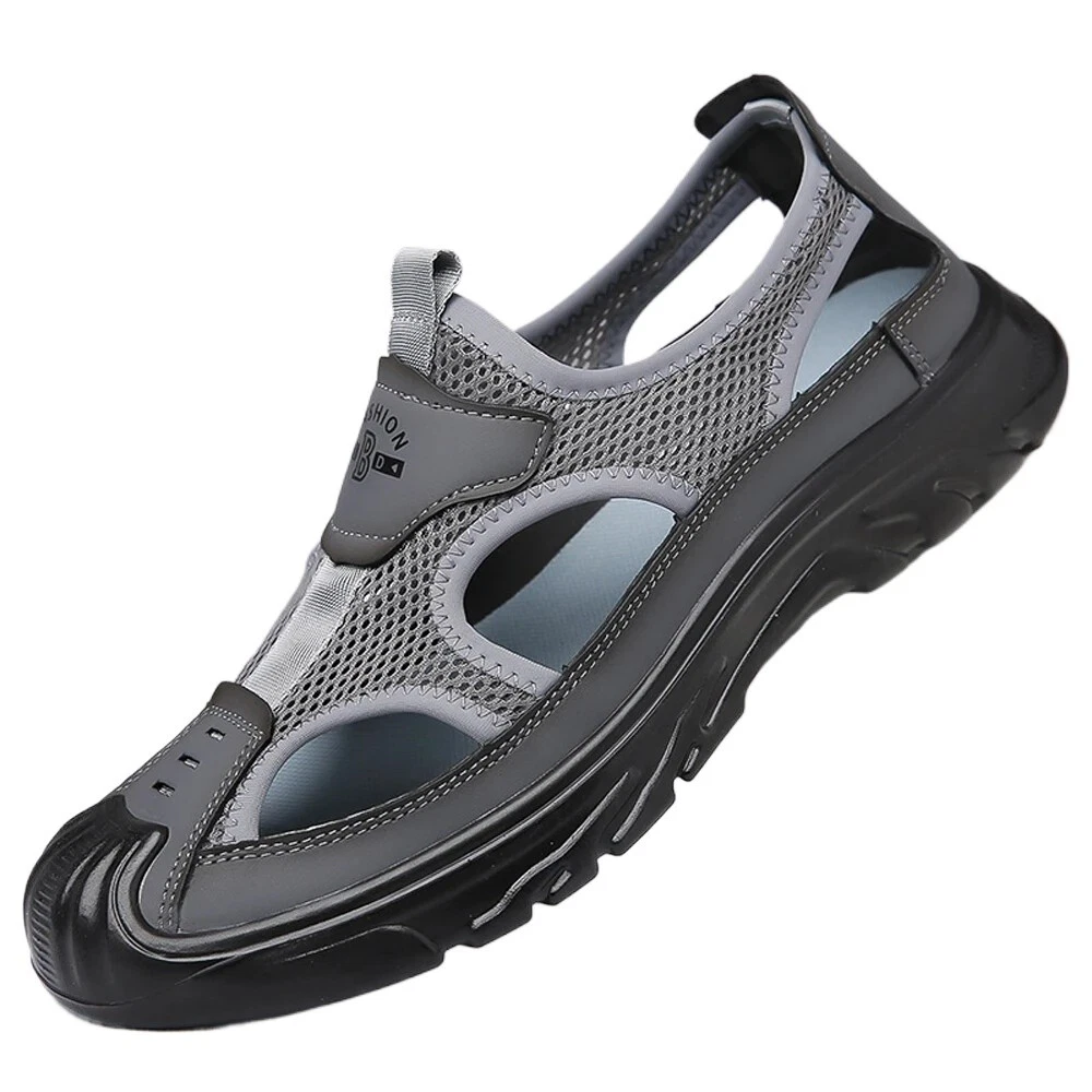 Summer Breathable Closed-Toe Sandals Mesh Non Slip Lightweight Beach Shoes
Opens in a new window or