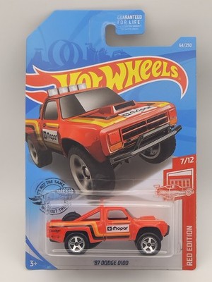 Hot Wheels 2019 - Red Edition Target Exclusive - 7/12 - '87 Dodge D100 - OVP
