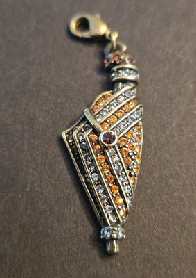 Vintage Heidi Daus Multicolor Pave Crystal Pendant