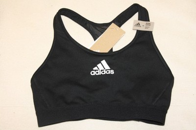NEU * Adidas  Sport BH Bustier Top Medium Support schwarz Gr. S / 34/36