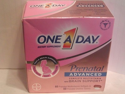 One A Day Prenatal Multivitamin Tablets - 60 Pieces