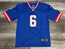 New York Giants Jaxson Dart #6 Blue Jersey All Stitched Adult Sizes S-XXL