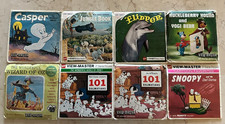Vtg View Master Reel Lot of 8 Viewmaster Cartoon Kid Flipper Dalmatian Oz Casper