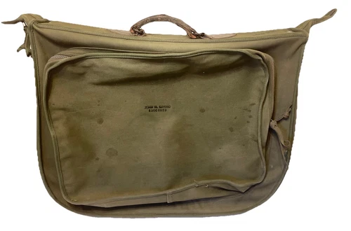 Vintage WW2 US ARMY AIR FORCE Military Flight B-4 Garment Travel Bag Luggage