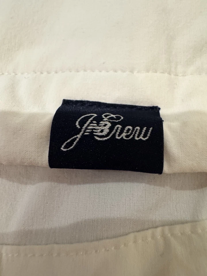 Cortavientos Exc Cond J Crew X New Balance Essential 1/4 Cremallera Wm Pequeño Azul Marino/Crema Foto 4 de 4