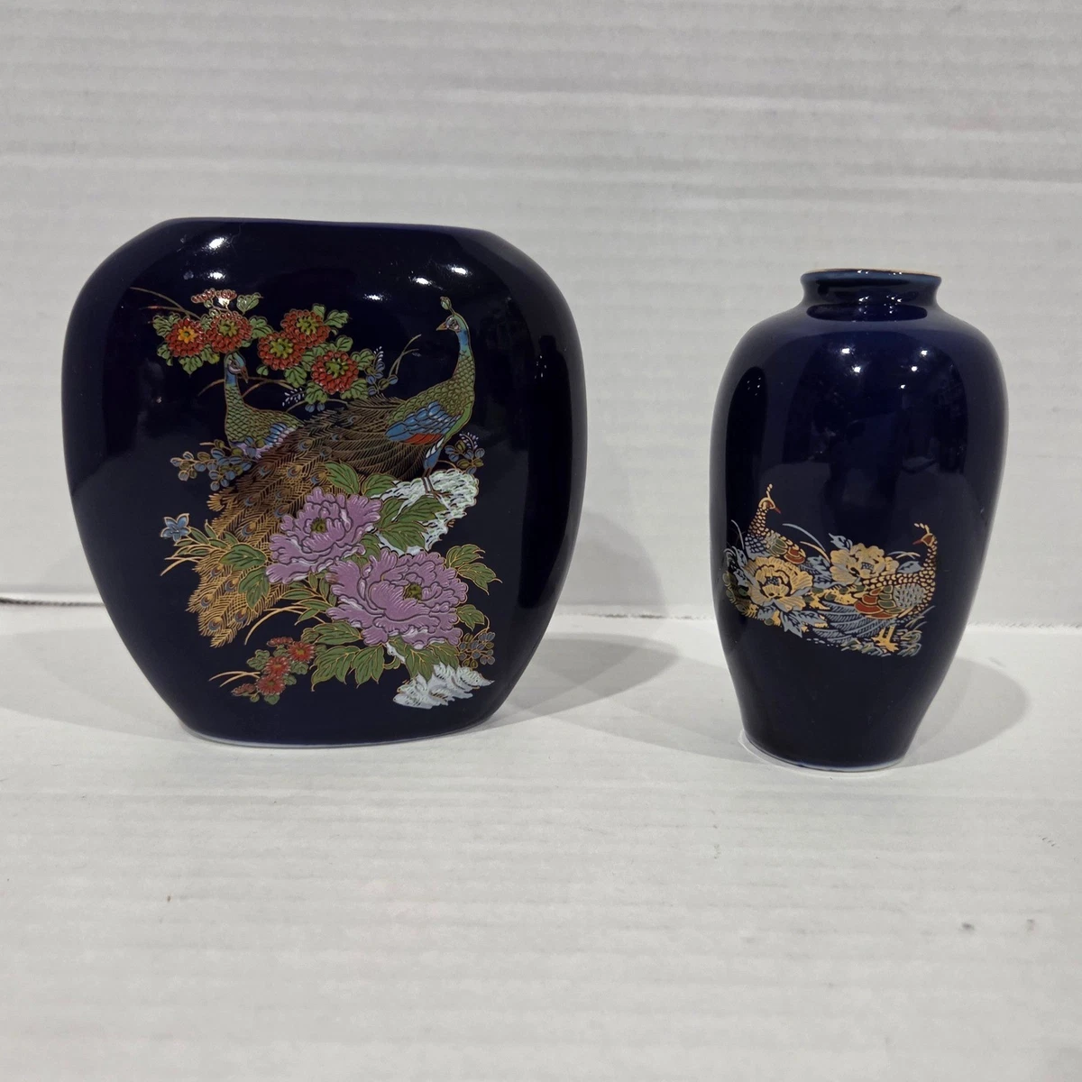 陶瓷金色复古原版古董日本花瓶| eBay