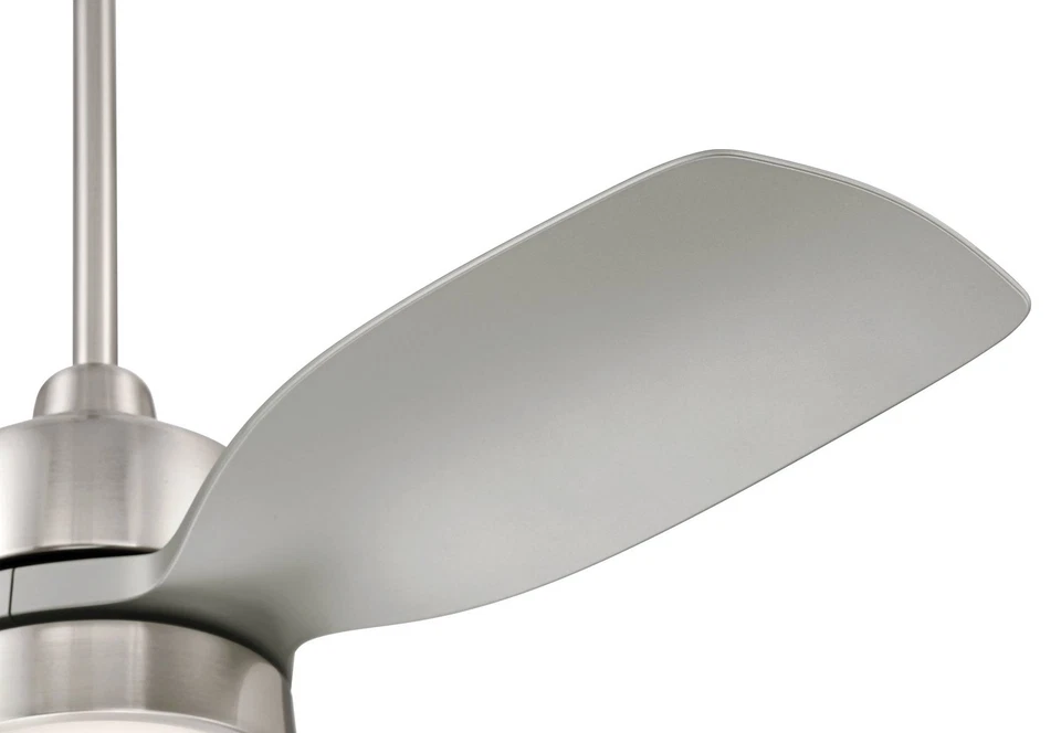 36" Casa Vieja Verdin Brushed Nickel LED Damp Ceiling Fan with Remote - Image 4 of 4