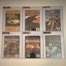 6x Nintendo 64 Manuals Lot