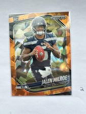 🏈🔥Jalen Milroe Orange Ice Prizm #317 2025 Panini Prizm Rookie
