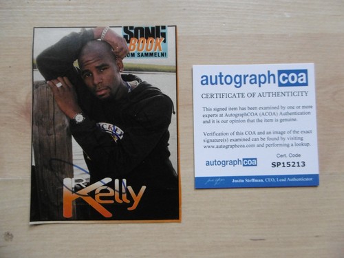 R. Kelly Autogramm signed 10x12 cm Magazinbild ACOA