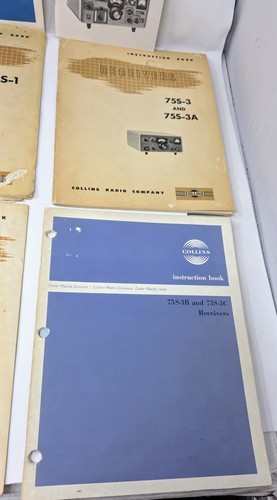 8x Orig Collins 51S-1; 32S-1; 75S-3B; 75S-3; 312B-4; 75S-1; 30S-1; 32S-1 Manuals - Zdjęcie 7 z 20