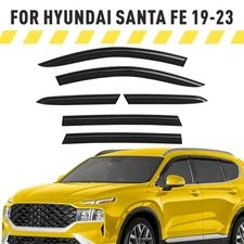 Rain Guards Vent Visors Shade for 2019-2023 Hyundai Santa Fe SHATTERPROOF