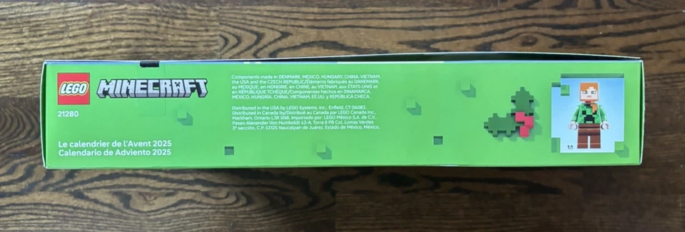 Lego 21280 Minecraft Calendario de Adviento 2025 Set Invierno Navidad Vacaciones NUEVO Foto 3 de 4
