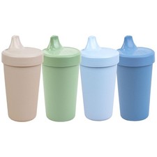 Re-Play Spill-Proof Sippy Cups for Toddlers - 4 Count Pack of 1 , Meadow