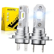 Fog Bulb, 6500K White 400  Brighter, Canbus Ready with Fan, Pack of 2 H7