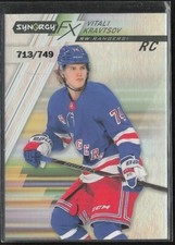 2020-21 UD Synergy Vitali Kravtsov FXR-VK Synergy FX 713/749 RC