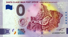 Zero Euro Note - 0 Euro - Finland - Santa Claus Main Post Office 2025-1