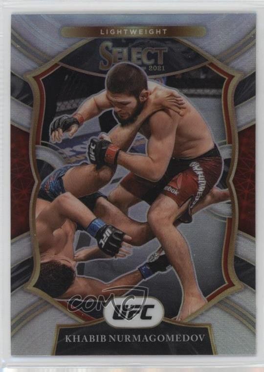 2021 Panini Select UFC Concourse Silver Prizm Khabib Nurmagomedov #47 14ch