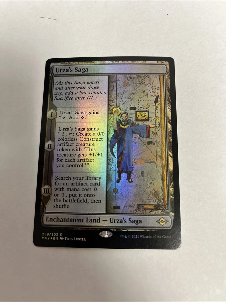 Land Foil Magic: The Gathering Trading Card Games Urza's Saga