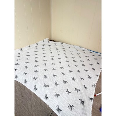 SwaddleDesigns Amazing Baby Blanket Bundle Zebra Cow Print Muslin Faux Fur 3pc