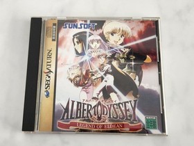 Albert Odyssey Gaiden Legend of Eldean Sega Saturn SS Japan Import RPG Tested