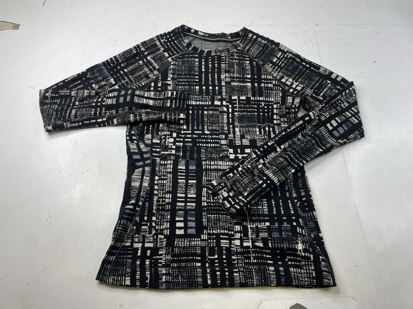 Smartwool Merino Wool Base Layer Top Women's Medium Digi Plaid Pattern Crew
Opens in a new window or