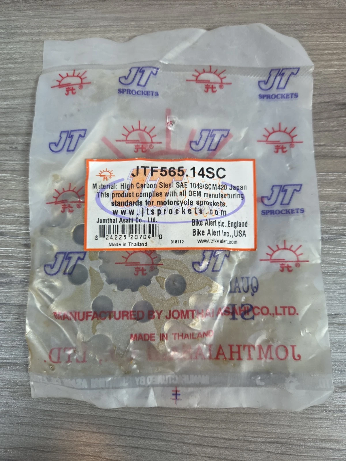 JT Sprockets JTF565.14SC Front Sprocket 14T New Motorcycle Drive Gear