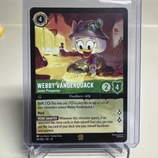 Webby Vanderquack - Junior Prospector 93/204 Whispers in the Well Cold Foil