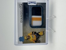2023-24 UPPER DECK THE CUP LUKE EVANGELISTA ROOKIE RINK GALLERY PATCH /35