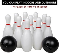 10  2-Piece Indoor Bowling Set - Family-Friendly Home Game