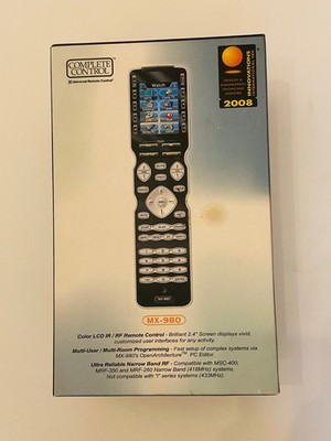 MX-980 Universal Remote Control - WORKS - Includes original box & accessories