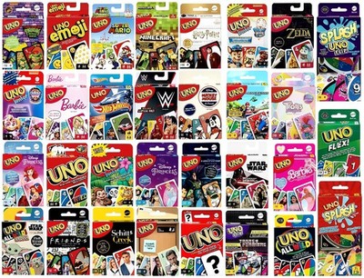 UNO Kartenspiel Disney Paw Patrol, Barbie, Hot Wheels, Harry Potter, Star Wars WWE