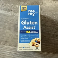 Me + My Gluten Assist Dietary Enzyme Supplement 30 capsules  Exp 9/2026  (NEW)