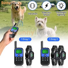 4900 FT Remote Dog Shock Training Collar Rechargeable Waterproof LCD Pet Trainer