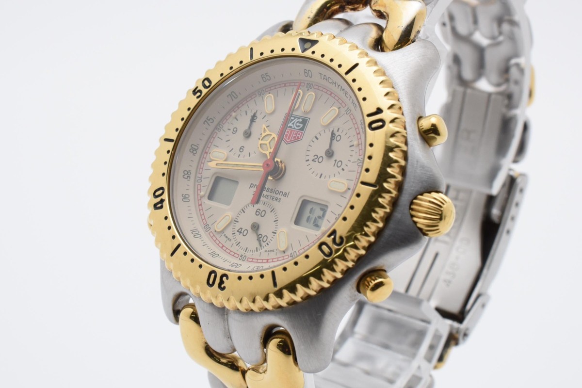 ♥usagisan007♥TAG Heuer Sel CG1123/0 Vintage 1990s [N MINT] TAG HEUER CG1123-0 SENNA SEL S/el