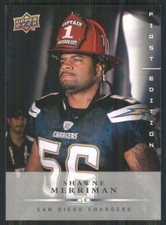 2008 Upper Deck First Edition #119 Shawne Merriman San Diego Chargers 3246